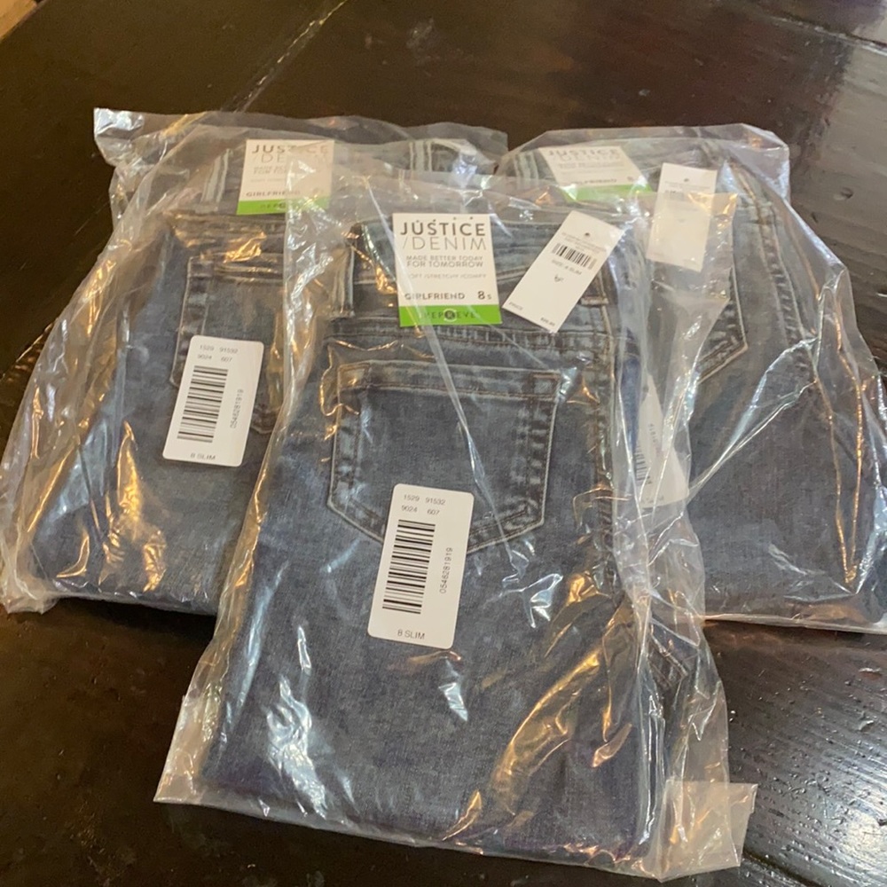 Girls Justice Girlfriend Jeans